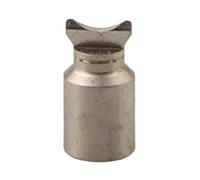 Homeponnew Pièces de réparation pour roue à goutte d'eau Daiwa PR100 PR100L - Arbre torsadé et jeu de broches demi-mois, construction métallique, argent