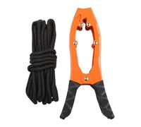 Homeponnew Pince d'ancrage pour kayak, support d'ancrage portable avec corde compatible avec canoë et bateau, outil d'ancrage antirouille en acier galvanisé pour rivières, lacs et ruisseaux