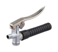 Homeponnew Poignée de commutateur de pulvérisateur en acier inoxydable avec filetage G1/4", pistolet pulvérisateur en métal de rechange pour équipement agricole et forestier, noir + argent