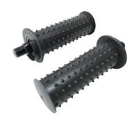 Homeponnew Poignée de vélo pour équipement d'exercice, poignées antidérapantes de 12 mm/14 mm, pour équipement de fitness durable, compatible avec les vélos stationnaires, noir/bleu