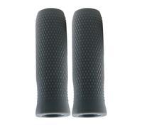 Homeponnew Poignées de guidon en caoutchouc antidérapant pour scooter électrique ES1/ES2/ES3/ES4/ES22/ES25 - 117 × 37 mm, diamètre intérieur 22 mm, 205 g/paire (gris)