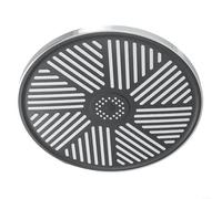 Homeponnew Pomme de douche à effet pluie de 25,4 cm avec panneau amovible et débit cascade de pluie pour bras de douche standard, parfait pour une faible pression d'eau