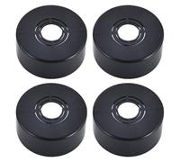 Homeponnew Pommeau de douche décoratif avec valve d'angle de 70 x 30 mm pour salle de bain et maison, cette housse est résistante à la rouille, améliorant à la fois fonctionnalité et style (noir)