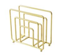 Homeponnew Porte-mouchoirs carré en fer galvanisé multifonction pour bureau et salle de bain, noir ou doré, 13,7 x 12,8 x 5,5 cm