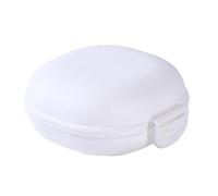 Homeponnew Porte-savon portable pour voyage et maison, salle de bain, porte-savon en plastique PP avec couvercle, 8,5 x 9 x 4,5 cm, couleurs : violet, noir, blanc, vert foncé, rose