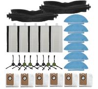 Homeponnew Pour Conga 74907290 pour pièces de rechange poussière 1727 pack 17pcs bois pour CONGA 74907290 adapté pour la maison prêt à l'emploi, il est pratique et (27pcs)