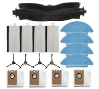 Homeponnew Pour Conga 74907290 pour pièces de rechange poussière 1727 pack 17pcs bois pour CONGA 74907290 adapté pour la maison prêt à l'emploi, il est pratique et (17pcs)