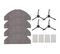 Homeponnew Pour Tapo RV30 Max Plus RV20 Max 1 set Plastique Nylon pour TAPO Rv30 Convient pour les serpillères d'intérieur Avec les chiffons de serpillère laissant vos sols impeccables et brillants (A