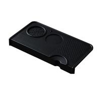 Homeponnew Presse à café à la main avec base en silicone antidérapante et distributeur réglable pour expresso et cafetière Noir