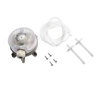 Homeponnew Pressostat différentiel d'air, plage réglable de 20 à 500 Pa pour systèmes CVC, compatible avec les gaz non inflammables, matériau plastique d'ingénierie, réglage visuel du point de