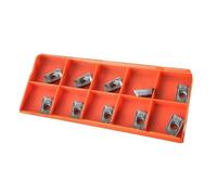 Homeponnew R390-11T308M-PM 1130 Lot de 10 inserts en carbure pour outils de coupe de tour CNC, insert indexable pour le travail des métaux et la fabrication