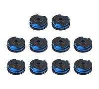 Homeponnew RAC109 Lot de 10 bobines de fil de rechange pour débroussailleuse électrique RLT5030S et RLT4025, bobine d'alimentation automatique double ligne, diamètre 1,5 mm