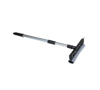 Homeponnew Raclette professionnelle de nettoyage de voiture avec poignée en aluminium pour pare-brise et vitre domestique, argent et noir