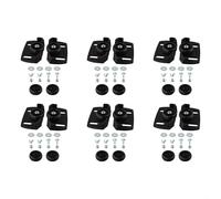 Homeponnew Raquettes à neige en plastique avec rouleaux intégrés pour une meilleure traction pour souffleuses à neige à deux étapes pour machines compatibles avec espacement des boulons de 5,3 cm et