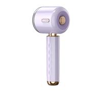 Homeponnew Rasoir à tissu rechargeable et anti-peluches avec tête de coupe en acier inoxydable à 6 feuilles, affichage numérique et bac de rangement amovible pour vêtements, canapés et tapis A