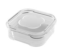 Homeponnew Récipient de conservation alimentaire avec couvercle scellé, boîte de rangement empilable pour produits frais, fabriquée en polypropylène transparent de qualité alimentaire, 12 x 12 x 4,5