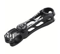 Homeponnew Réglable pour potence de vélo de 31,8 mm pour fourche de 28,6 mm, longueur de 90 à 145 mm, angle ± 85°, alliage d'aluminium CNC, compatible avec les vélos de montagne
