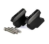 Homeponnew Rehausseurs de guidon moto Yamaha XT1200Z Super Ténéré - Alliage d'aluminium 10x10x8cm noir paire pour une meilleure posture de conduite et un confort optimisés