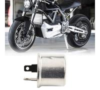 Homeponnew Relais clignotant LED pour voitures, 2 broches EF32 de rechange compatible avec les systèmes d'éclairage automobile 12 V, corrige les avertissements d'hyper-flash et d'ampoule de tableau de