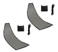 Homeponnew Rhombus Lot de 2 housses de siège de rechange pour balancelle suspendue en textilène - 64 x 197 x 23 cm - Tissu durable - Utilisation en intérieur/extérieur - Style moderne