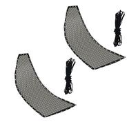 Homeponnew Rhombus Lot de 2 housses de siège de rechange pour balancelle suspendue en textilène - 64 x 197 x 23 cm - Tissu durable pour intérieur/extérieur - Style moderne (sans poches)