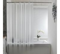 Homeponnew Rideau de douche imperméable de couleur unie, moderne, simple, 180 x 180 cm, couleur unie, convient pour la salle de bain, ce rideau offre une étanchéité fiable