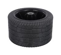 Homeponnew Roue utilitaire de rechange pour chariot de camping de 20,3 cm, 20 x 7,5 cm, pneu solide en polyuréthane de 190 mm de diamètre avec trou de 8 mm, compatible avec chariot de courses, chariot