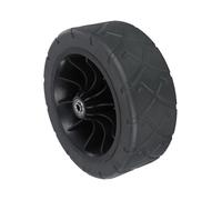 Homeponnew Roue utilitaire de rechange pour chariot de camping de 20,3 cm, 20 x 7,5 cm, pneu solide en polyuréthane de 190 mm de diamètre avec trou de 8 mm, compatible avec chariot de courses, chariot