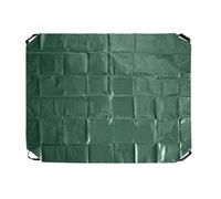 Homeponnew Sac à déchets de jardin pliable avec poignées, 1,98 x 1,98 pour M, polyéthylène robuste pour collecte de feuilles, bâche pour cour, bac à sable, empreinte de camping, rangement de débris en