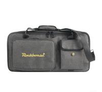 Homeponnew Sacoche pour Pedalboard - Housse en tissu Oxford robuste pour effets de guitare (36/49/58 cm) - Plusieurs options de tailles avec rangement d'accessoires (noir) (L)