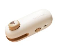 Homeponnew Scellant de sacs portable, mini scellant USB rechargeable pour aliments pour collations et aliments pour animaux domestiques, outil de chauffage rapide pour sacs sous vide, rose (ours)