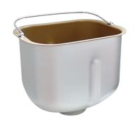 Homeponnew Seau à pâte en acier inoxydable anti-adhésif pour machine à pain, seau à mélanger compatible avec machine à pain, doré et noir (doré T1)