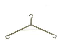 Homeponnew Séchoir à vêtements pliable pour camping en plein air, cintre portable en fer avec deux modes de suspension, 21,1 x 42,8 cm