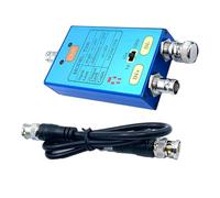 Homeponnew Sonde différentielle T100 pour oscilloscope 1X/10X/100X Gain 10MHz Bande passante USB-C Rechargeable Amplificateur à faible bruit