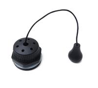 Homeponnew Soupape de décharge standard pour sac de levage et BCD, avec cordon de serrage, mécanisme de sécurité en plastique ABS, noir, 31 x 25 mm