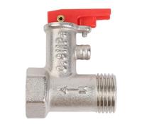 Homeponnew Soupape de sécurité en laiton pour chaudière 1/2" DN15 réglable avec température de fonctionnement max 100°C et pression de décharge ≤ 0,8 MPa