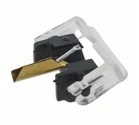 Homeponnew Stylet de rechange pour platine Shure M44G, M44-7, et M55E - Compatible avec matériel DJ et audio, construction en plastique et aluminium, noir