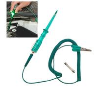 Homeponnew Stylo testeur de circuit de voiture pour véhicule automobile 6 V-12 V DC, lumière d'essai ABS verte avec support pour voiture, moto, bulldozer, pelleteuse