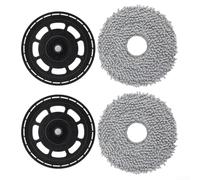 Homeponnew Support de balai et kit de tampon pour aspirateur robot Roborock Saros 10R Z70, accessoires de rechange pour balai de sol, kit d'entretien pour aspirateur robotique