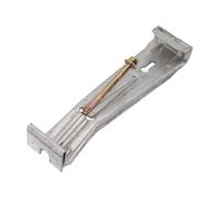 Homeponnew Support de gouttière en aluminium de style K de 12,7 cm avec clip - Vis fixées, calibre .048, fixation industrielle #10, tête hexagonale de rondelle profonde, point de coupe pour une