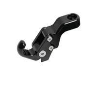 Homeponnew Support de guidon de moto en alliage d'aluminium - Support pliable sans perçage pour casque, bouteille d'eau et sacs, pour s'adapter à la plupart des motos et vélos électriques