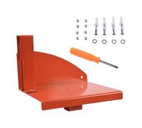 Homeponnew Support mural en métal pour tronçonneuse Stihl MS250 MS251 MS170 MS171 MS172 Solution de rangement peu encombrante avec accessoires de montage Orange 19 x 16 x 11 cm