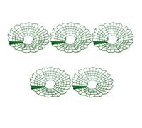 Homeponnew Support pour plantes de fraises - Cadre de fixation en plastique pour plantes de jardin - Pour croissance surélevée des baies - 29 x 9 x 4,2 cm - Vert - Lot de 5 ou 10 pièces (5 pièces)