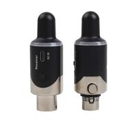 Homeponnew Système de microphone sans fil UHF avec XLR et émetteur-récepteur 6,35 mm pour convertisseur micro dynamique vers sans fil, portée de 50 m, autonomie de 6 à 8 h