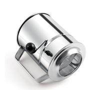 Homeponnew Tamis à farine en acier inoxydable avec manivelle rotative pour la cuisson manuelle, la fabrication de gâteaux et le tamisage du sucre en poudre, 18 cm de hauteur