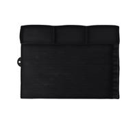 Homeponnew Tapis de barbecue en silicone avec bords surélevés et boucle de suspension pour un nettoyage et un rangement faciles, résistant à l'huile et peu encombrant, compatible avec Weber et autres