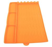 Homeponnew Tapis de barbecue en silicone avec bords surélevés et boucle de suspension pour un nettoyage et un rangement faciles, résistant à l'huile et peu encombrant, compatible avec Weber et autres