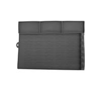 Homeponnew Tapis de barbecue en silicone avec bords surélevés et boucle de suspension pour un nettoyage et un rangement faciles, résistant à l'huile et peu encombrant, compatible avec Weber et autres