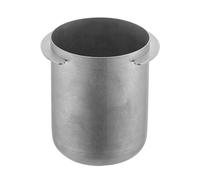 Homeponnew Tasse doseuse à café en acier inoxydable 58 mm pour machines à expresso, collecteur de marc à large ouverture avec revêtement antiadhésif, passe au lave-vaisselle, design compact pour la