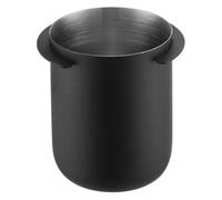 Homeponnew Tasse doseuse à café en acier inoxydable de 58 mm pour machines à expresso, collecteur de marc à large ouverture avec revêtement antiadhésif, passe au lave-vaisselle, design compact pour la